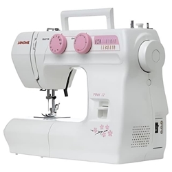 Janome Pink 12 – Máquina de Coser Mecánica Compacta para Principiantes - Imagen 2