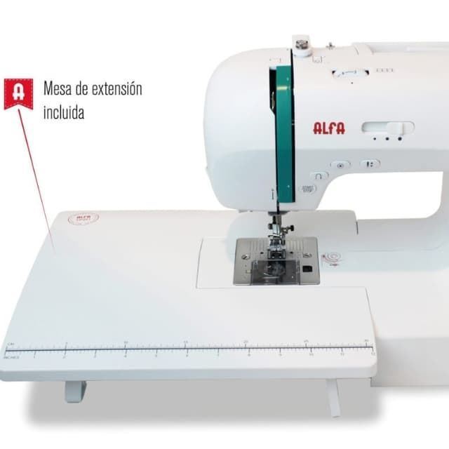 Máquina de Coser Electrónica ALFA Zart Plus para Patchwork y Costura Creativa (404 Puntadas) - Imagen 3