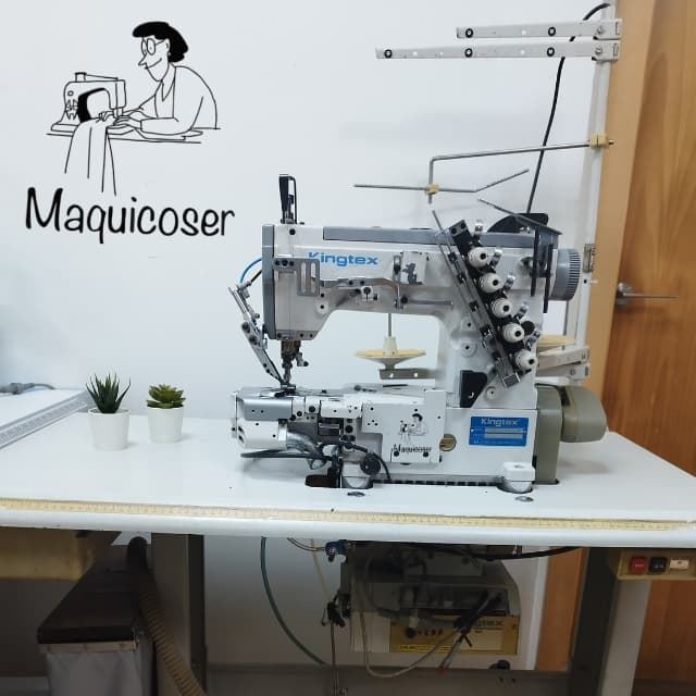 Maquina de coser recubridora kingtex - Imagen 1